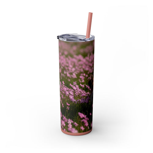 Skinny Tumbler with Straw – 20 oz Stainless Steel Cup