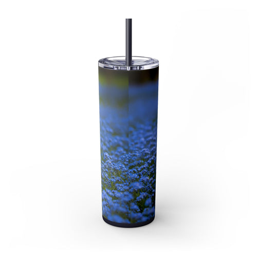 Skinny Tumbler with Straw – 20 oz Stainless Steel Cup