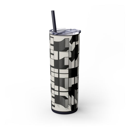 Skinny Tumbler with Straw – 20 oz Stainless Steel Cup