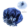Double color lace night hat
