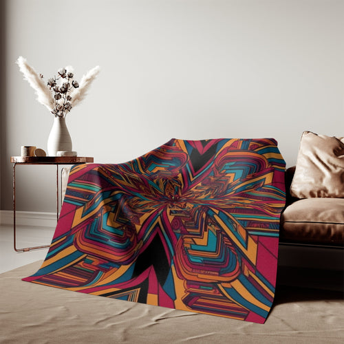 Sweatshirt Blanket – Plush Fleece Throw, 2 Size Options