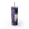 Skinny Tumbler with Straw – 20 oz Stainless Steel Cup