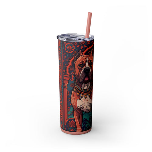 Skinny Tumbler with Straw – 20 oz Stainless Steel Cup
