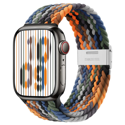 Creative Nylon Loop Elastic Woven Watch Strap