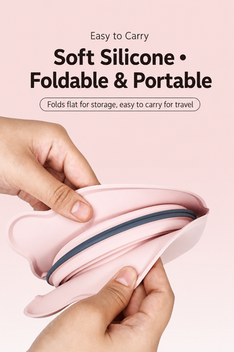 Collapsible Travel Double Pet Bowl
