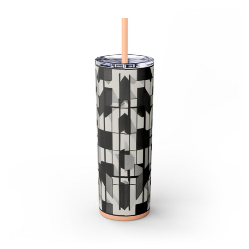 Skinny Tumbler with Straw – 20 oz Stainless Steel Cup
