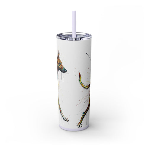 Skinny Tumbler with Straw – 20 oz Stainless Steel Cup
