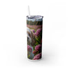 Skinny Tumbler with Straw – 20 oz Stainless Steel Cup