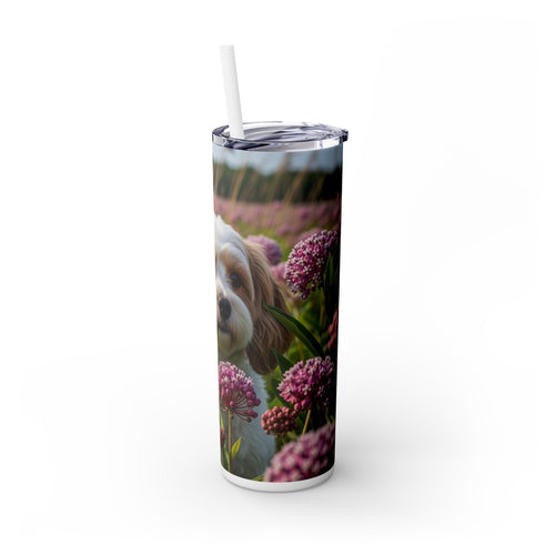 Skinny Tumbler with Straw – 20 oz Stainless Steel Cup