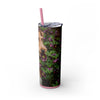 Skinny Tumbler with Straw – 20 oz Stainless Steel Cup