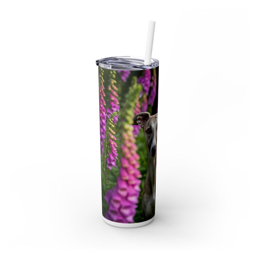 Skinny Tumbler with Straw – 20 oz Stainless Steel Cup