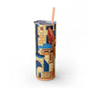 Skinny Tumbler with Straw – 20 oz Stainless Steel Cup