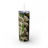 Skinny Tumbler with Straw – 20 oz Stainless Steel Cup
