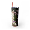 Skinny Tumbler with Straw – 20 oz Stainless Steel Cup