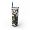 Skinny Tumbler with Straw – 20 oz Stainless Steel Cup