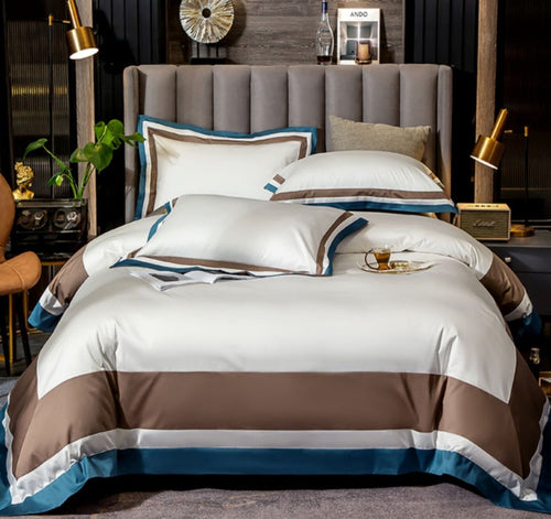 100 cotton 100 sheets quilt cover simple hotel bedding