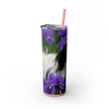 Skinny Tumbler with Straw – 20 oz Stainless Steel Cup