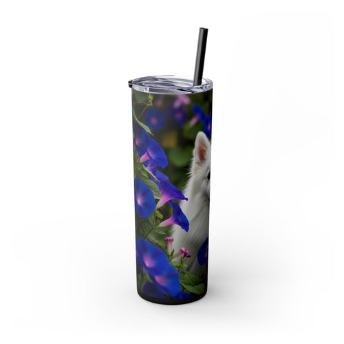 Skinny Tumbler with Straw – 20 oz Stainless Steel Cup