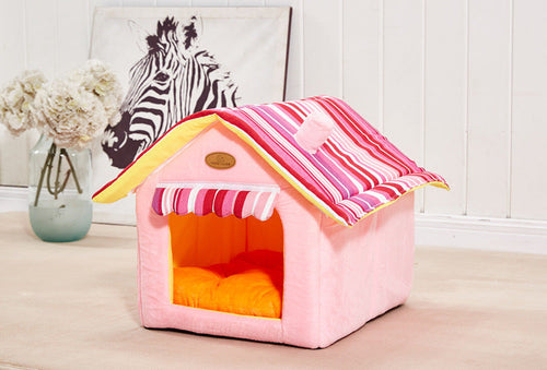 Removable Cover Warm Pet House