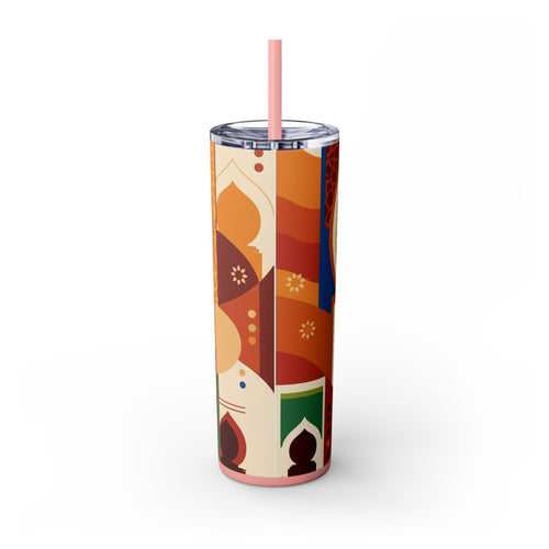 Skinny Tumbler with Straw – 20 oz Stainless Steel Cup