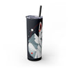 Skinny Tumbler with Straw – 20 oz Stainless Steel Cup