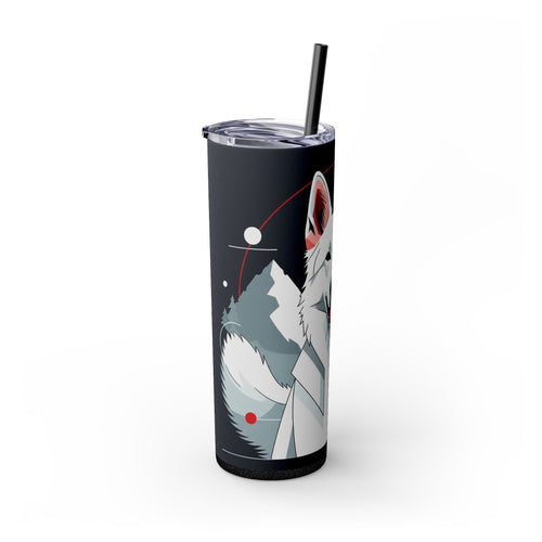 Skinny Tumbler with Straw – 20 oz Stainless Steel Cup