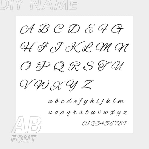 Personalized Custom 316L Stainless Steel Jewelry, English Alphabet Name Anklet