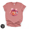 Pumpkin Bow Tee | Coquette Fall Pumpkin Graphic T-Shirt