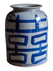 Hand-painted Blue And White Ceramic Vase Stoneware Flower Ware