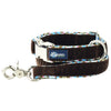 Brown Stripes Velvet Essential Dog Collar (1″ Only)