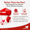 RentACoop Chick2Chicken 2.5lb BPA-Free Single-Port Feeder