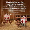RentACoop 10lb Chick2Chicken 4-Port Chicken Feeder