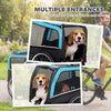 Dog Bike Trailer, Pet Cart Bicycle Carrier with 20 Air Tires, Quick-Release Wheels, Reflectors, Flag