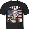 Ben Drankin Unisex Shirt | 4th of July Shirt | Independence Day Shirt | Retro America Patriotic Shirt Dark C1058
