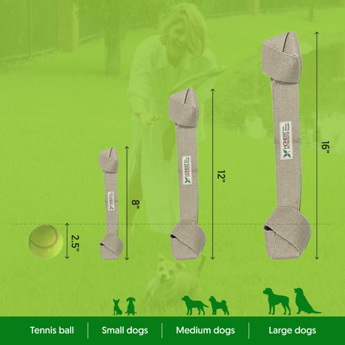 Eco-Friendly Dog Tug Toy - The Eco-Tugger