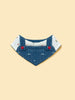 Reversible Denim Cherry Overalls Pet Bandana
