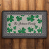 St.Patrick's Day Family Personalized Custom Doormat