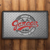 His Garage Rules Personalized Doormat