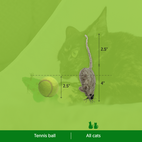 Natural Wool Mouse Cat Toy - Eco-Pouncer
