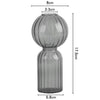 Ins Creative Glass Vase Striped Transparent Glass Vase Table Decorative Ornaments Hydroponic Flower Simple Vase