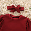 Letter Print Contrast Color Long Sleeve Headwear Jumpsuit Available In Two Colors