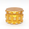 New Metal Sound Pattern Polygonal Aluminum Alloy 4-layer Smoke Grinder