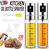 2PCS Stainless Oil Sprayer Cooking Mister Spray Fine Bottle Kitchen Tool UK