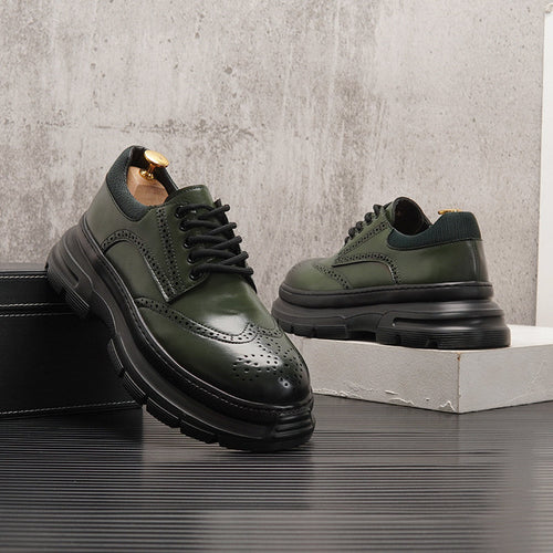 Hair Stylist's Internal Heightening Casual Shoes