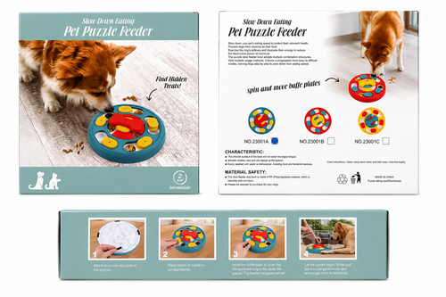 Bone Dog Puzzle Feeder Toy