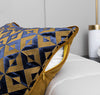 Geometric Jacquard Flannelette Sofa Cushion