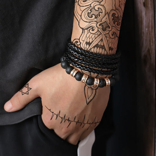 Accessories Letter Bracelet Men's Personality Lettering