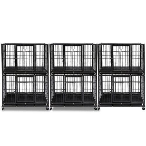 31 Two-Tier Dog Crate 46A