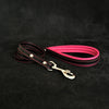 Black leather leash