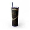 Skinny Tumbler with Straw – 20 oz Stainless Steel Cup